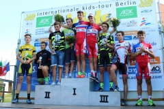 Siegerehrung U15 mit Moritz auf Platz 6