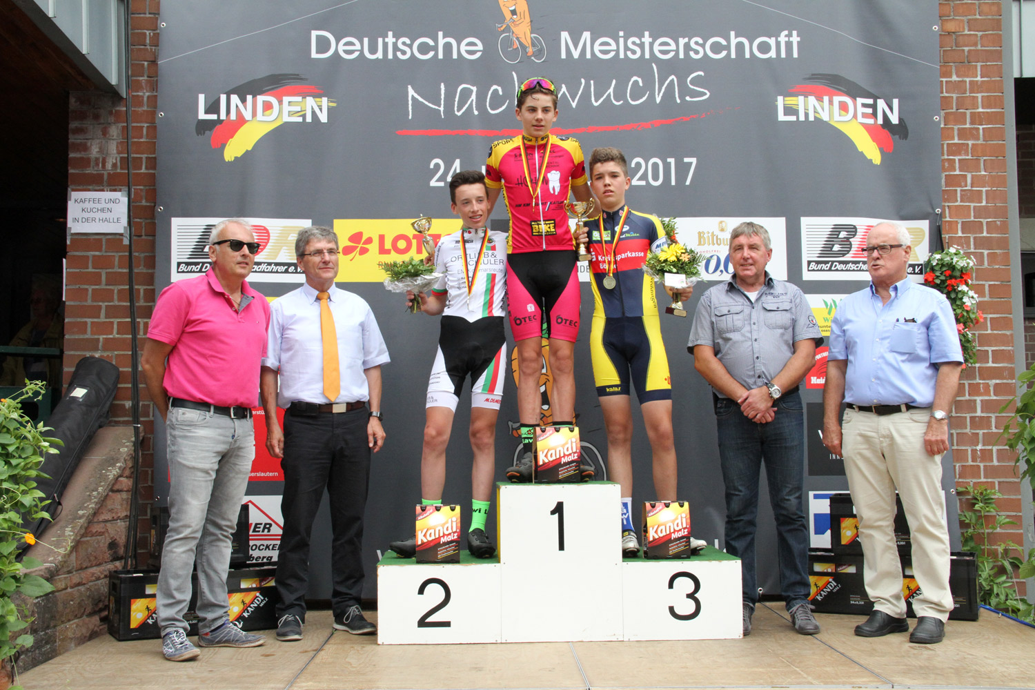 Siegerehrung Deutsche Meisterschaft 2017 - U15